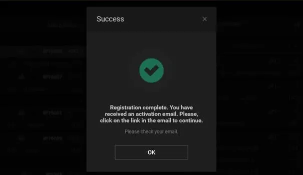 Confirmation notification